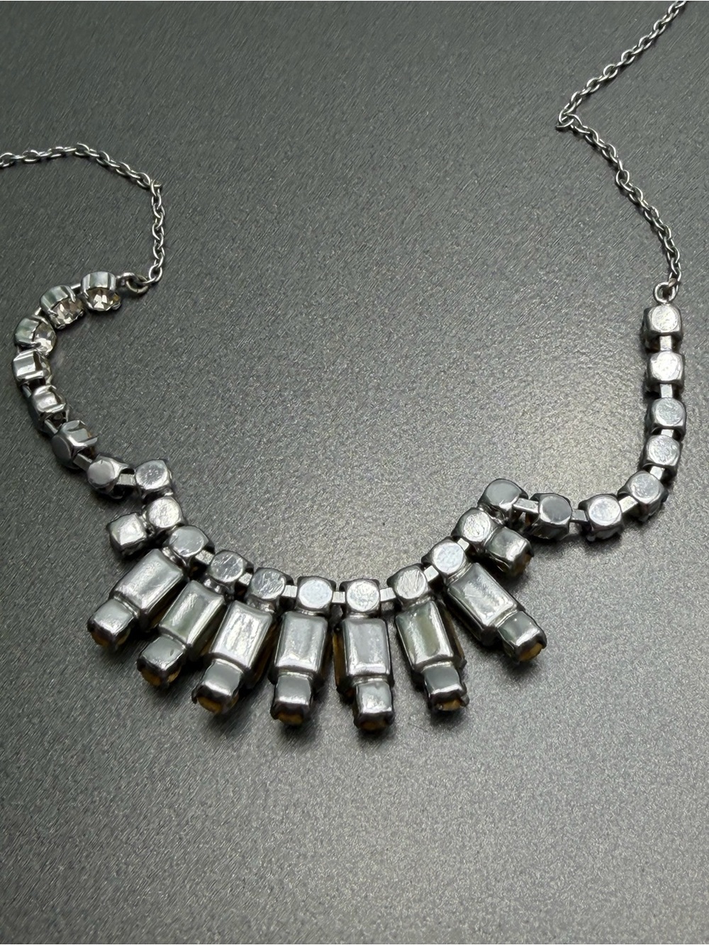 🦃🦃Vintage Rhinestone Statement Necklace - - Picture 3 of 3